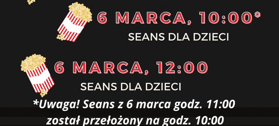 Seanse filmowe 5-6 marca