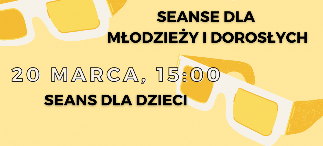 Seanse filmowe 19-20 marca