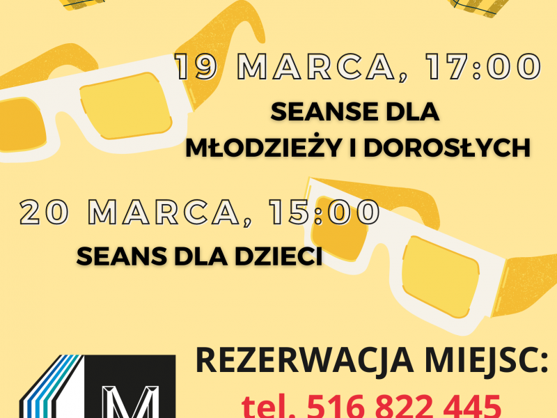 Seanse filmowe 19-20 marca