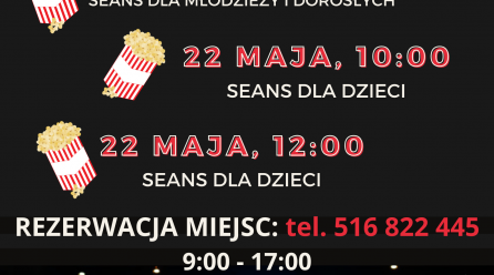 SEANSE FILMOWE 21-22 MAJA