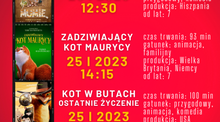 Seanse filmowe 25.01.2023