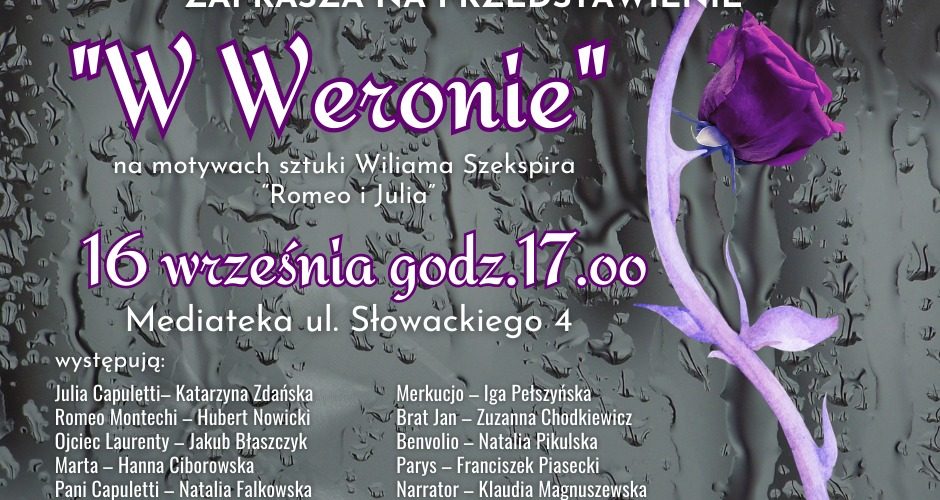 Inicjatywa Młodzież w kontakcie – przedstawienie “W Weronie”