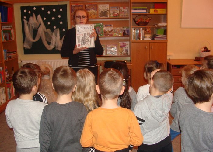 Zajęcia biblioteczne –  “Rycerze”﻿