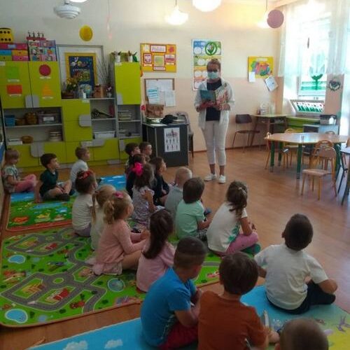 Zajęcia z przedszkolakami „Placek”