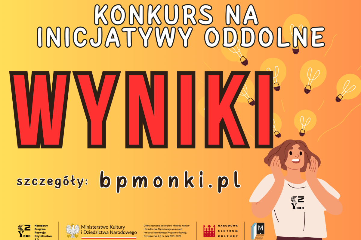 Wyniki konkursu na inicjatywy oddolne!